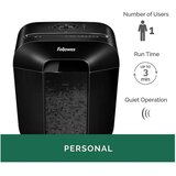  UNIŠTAVAČ DOKUMENTACIJE 6 LISTOVA CROSSCUT POWERSHRED LX25 FELLOWES 4170501 | Shoptok.si