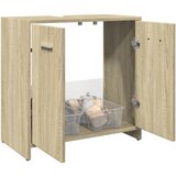 vidaXL Omarica za umivalnik sonoma hrast 60x33x60 cm inženirski les | Shoptok.si