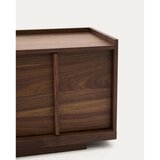 Kave Home Rjava TV omarica v orehovem dekorju 200x47x40 cm Onix – | Shoptok.si