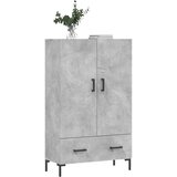  Visoka komoda boja betona 69,5 x 31 x 115 cm konstruirano drvo | shoptok.hr