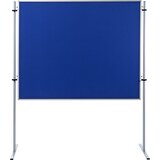 eurokraft basic funkcijska predelna stena, tekstilna prevleka, vxš 1500 x 1200 mm, kraljevsko modre barve, de 1 kos | Shoptok.si