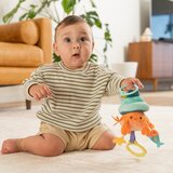 Infantino plišana zvečka i grickalica Pull & Shake Jittery Pal - Hermit Crab | shoptok.hr