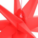  Božićne svjetiljke s LED žaruljama 3 kom sklopive crvene | shoptok.hr