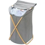 Koš za perilo z okvirjem iz bambusa Bahari, 79 l