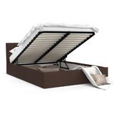 Molarem Home Tapecirani krevet RINO 180*200 smeđa tkanina | shoptok.hr