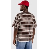 Blue Tomato Striped T-shirt brown / white | Shoptok.si