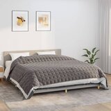 vidaXL Teška deka siva 220x260 cm 11 kg od tkanine | shoptok.hr
