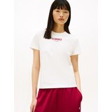 Tommy Jeans Majica 'ESSENTIAL' crvena / bijela | shoptok.hr
