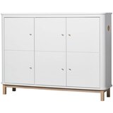 Oliver Furniture® trodelna komoda multi white/oak Cene