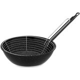  Tava za prženje s košarom Vaello Crna Emajlirani Čelik (Ø 26 cm) | shoptok.hr