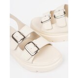 GOODIN Beige classic platform sandals | shoptok.hr