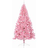 vidaXL Umjetna preddekorirana božićna jelka Roza 240 cm PVC | Shoptok.si