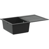 vidaXL Lavabo - Umivaonik Crna 780 x 500 mm 80% kvarc i 20% smola Cijene