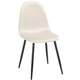 Bessagi Home stol lio, bež, žamet | Shoptok.si