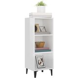  Komoda sjajna bijela 34 5 x 32 5 x 90 cm od konstruiranog drva | shoptok.hr