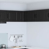  Zidni kutni ormar Crna 57 x 57 x 40 cm Konstruirano drvo | shoptok.hr