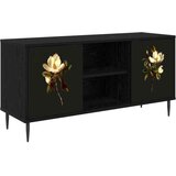 vidaXL TV ormar BREMEN 102 x 33 x 51 cm Crni hrast Konstruirano drvo - Magnolijski uzorak | shoptok.hr