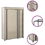  Sklopivi ormar od tkanine 110 x 45 x 175 cm krem | Eponuda.com