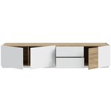 Hom`in TV-ELEMENT barve hrasta, svetlo siva | Shoptok.si
