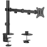 NOSAČ ZA MONITOR GEMBIRD MA-D1-01, montaža na stol, (rotate, tilt, swivel), 17”-32”, up to 9 kg