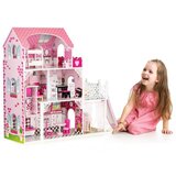 ECO TOYS Drvena Kućica Za Lutke Sa Liftom Xxl Cene