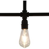 vidaXL Stropna svetilka črna 3 x E27 žarnice, (20618362) | Shoptok.si