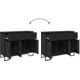  Komoda crna 97x32,5x74,5 cm od konstruiranog drva | Eponuda.ba
