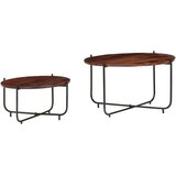VidaXL komplet klubskih mizic 2 kosa iz trdnega palisandra 60x35 cm, (20625610) Slike