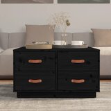  Stolić za kavu crni 80x80x45 cm od masivne borovine | Eponuda.ba
