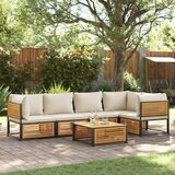 vidaXL 6-dijelna set vrtnih sofa s jastucima masivno bagremovo drvo Cijene