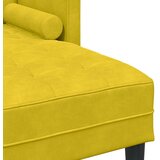  Set sofe s jastukom Žuta Poliester | shoptok.hr