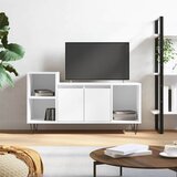 TV ormarić bijeli 100 x 35 x 55 cm od konstruiranog drva Cijene