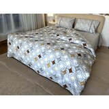 posteljina za francuski ležaj D6, 200x220cm, siva