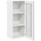 vidaXL Stenska kuhinjska omarica s polico Siva Sonoma 40 x 31 x 100 cm | Shoptok.si