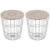 Casa Selección Okrogle stranske mizice v kompletu 2 ks ø 40 cm – | Shoptok.si