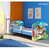  Dječji krevet ACMA s motivom, bočna plava 180x80 cm 34 Farm | shoptok.hr