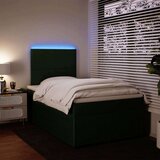  Krevet box spring s madracem tamnozeleni 120x190 cm baršunasti | shoptok.hr