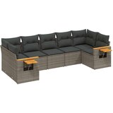  7-dijelni set vrtnih sofa sivi od poliratana | shoptok.hr