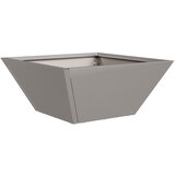 vidaXL kovinski sadilnik žlebičasto jeklo 35 x 35 x 15 cm vzdržljiv | Shoptok.si