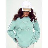By o la la Celadon sweatshirt cxp1257.fadedgreen | Shoptok.si