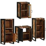 vidaXL Set namještaja za kupaonicu Zidne 4 pcs Čvrsto reciklirano drvo | shoptok.hr