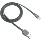 MFI-2 kabl USB-A na Lightning, MFi sertifikat, 12 W, 1 m, tamnosivi