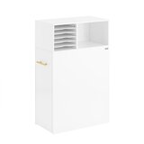 SoBuy Stranska omarica za pisalno mizo 60x33x100cm ASK12-W, (22108657) u