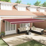 Tenda na automatsko uvlačenje bordo 600 x 300 cm | Eponuda.com