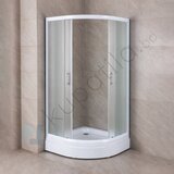 Tuš kabina polukružna sa kadom 80cm Mat Rocco | Eponuda.ba