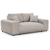 Ropez Svijetlo siva sofa od samta 178 cm Justin – Cijene
