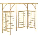  Vrtna pergola za 3 smetnjake impregnirana borovina, (20758586) | Shoptok.si