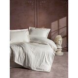  stripe ecru ecru satin double quilt cover set | ePonuda.com