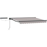  Električna retraktabilna tenda 3 x 2 5 m - Svjetlosiva Antracit 3 x 2 5 m | shoptok.hr