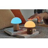 Gingko Bijela/u tamnoj prirodnoj boji LED stolna lampa (visina 12,5 cm) Alice Mushroom – | shoptok.hr
